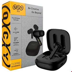 هندزفری بلوتوث QCY T13 ANC سفید و مشکی