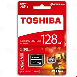 رم 128 گیگ میکرو خشاب دار توشیبا (toshiba)